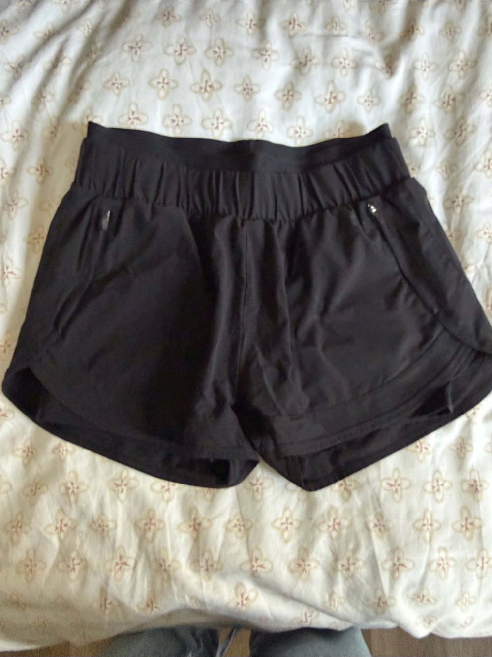 Sweaty Betty Black Athletic Running Shorts with Zip Pockets Small
